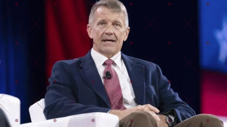 Blackwater founder Erik Prince speaks during the Conservative Political Action Conference, CPAC, at the Gaylord National Resort & Convention Center, Saturday, February 22, 2025, in Oxon Hill, Maryland. AP Photo/Jose Luis Magana